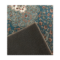 Décoration d'intérieur artisanale artisanale, tapis traditionnel péruvien à fleurs, fait à la Machine