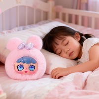 Z Meilleures ventes Compagnon de bureau IA Lapin, Poupée robot compagnon émotionnel à dialogue intelligent, Jouet en peluche éducatif et Pendentif