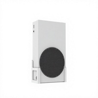 Support mural en métal Monzlteck pour Xbox Series S, compatible avec le bouton d'alimentation gauche/droite, étagère murale