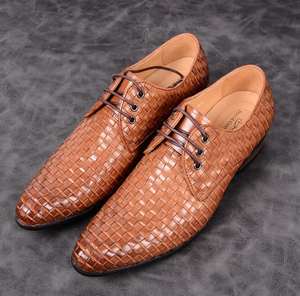 Outdoor <b>Height</b> <b>Increasing</b> Large Sized Shoes Men's Breathable And Fashionable Leather Shoes Business Formal Flat Casual Shoes - Product Image 5