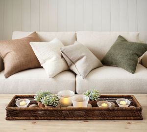 ถาดหวายทรงสี่เหลี่ยมยาววินเทจ,ถาดหวายสานถาดหวายสำหรับโต๊ะรับประทานอาหารของตกแต่งห้องนั่งเล่นผู้ค้าส่งในเวียดนาม - Product Image 6