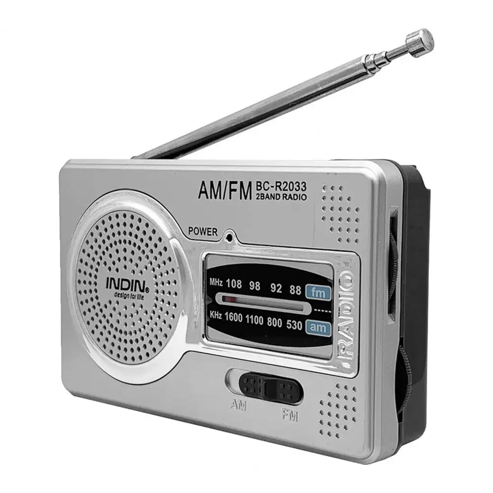 Брендовый 2024 Портативный мини карманный AA аккумулятор FM AM антенна радио для аварийно-спасательных служб