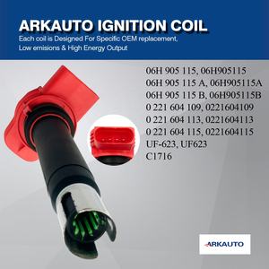 حزمة ملف إشعال أداء ark06h905115 UF623 لأودي A3 A4 A5 A6 Q5 VW TT تيغوان جيتا خنفساء باسات - Product Image 4