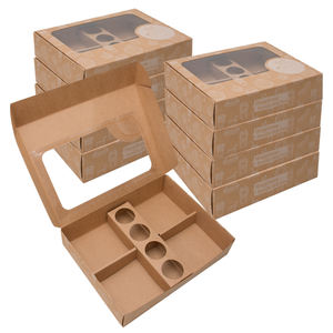 Scatola di Lusso Personalizzata per Alimenti da Asporto Torte Nuziali <span class=keywords><strong>Burger</strong></span> e Prodotti da Forno - Product Image 4