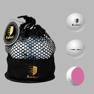Ballons <span class=keywords><strong>de</strong></span> <span class=keywords><strong>golf</strong></span> en polyuréthane blanc personnalisés avec logo d'usine, vente chaude, OEM, en vrac, 10 pièces - Product Image 2