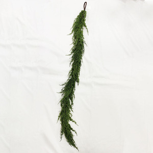 Guirnalda de Navidad 183cm Faux Greenery Norfolk Pine Real Touch Artificial <span class=keywords><strong>Araucaria</strong></span> Vine Navidad Preservada Flor Guirnalda de cedro - Product Image 2