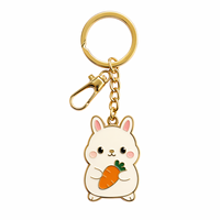 Porte-clés personnalisés en alliage de zinc, logo sur mesure, taille personnalisée, moulage sous pression, souvenirs/cadeaux, animaux émaillés