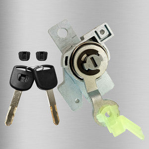 Cilindro de cerradura de puerta izquierda para Honda Odyssey antiguo, 2 llaves, aleación de zinc BT030M5, pieza de coche - Product Image 4