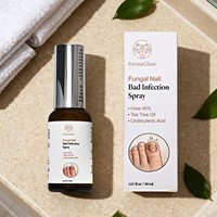 Spray antifongique pour ongles à l'urée 40%, à l'huile d'arbre à thé et à l'acide undécylénique, pour les ongles gercés, la décoloration et la réparation des pieds (Marque Privée)