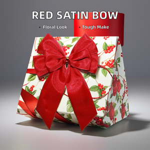 Thiết Kế Đặc Biệt Red Satin Pretied <span class=keywords><strong>Bow</strong></span> Wit Vòng Đàn Hồi Cho Quà Tặng Đóng Gói/Giá Rẻ Bán Buôn Satin Ribbon <span class=keywords><strong>Bow</strong></span>/Làm Cho Satin Ribbon <span class=keywords><strong>Bow</strong></span> - Product Image 2