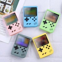 Consola de Videojuegos Portátil con Pantalla de 2.4 Pulgadas, 8 Bits, 500 Juegos en 1, para un Jugador, con Mando y Salida para TV