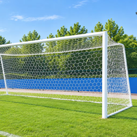 But de football en aluminium 24 x 8 pieds, portable, pliable, professionnel, pour compétition, stade, personnalisable