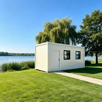 Maison mobile ignifuge à installation rapide, Tiny Home Casa en conteneur, maison modulaire de type X, maison conteneur pliable