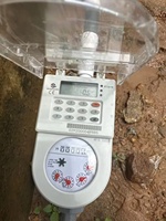 Compteur d'eau prépayé intelligent IP68 avec clavier d'usine, jetons STS, CIU séparé, logiciel de prépaiement crypté pour distributeur automatique, OEM