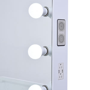 Table de vanité éclairée blanche de haute qualité pour chambre et salle de bain pour <span class=keywords><strong>dressing</strong></span> <span class=keywords><strong>en</strong></span> vente - Product Image 5