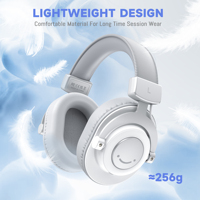 Casque audio circum-auriculaire Fifine H8 Studio Hifi, 3,5 mm, 6,35 mm, filaire, pour DJ, enregistrement professionnel