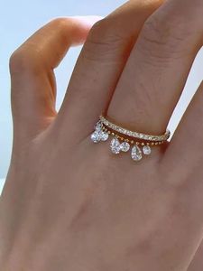 Anillo de Diamantes de Laboratorio de 18k con 1.04ct en Total de Xinfly Luxury Jewelry para Damas en Fiestas - Product Image 4