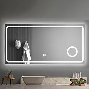 Espejo de Baño Rectangular Inteligente 2026, Famoso en Internet, con Sensor Táctil, Luz de 3 Colores, Antivaho, para Hotel - Product Image 3