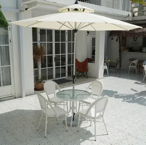 屋外テーブルチェア傘38柱ミドルコラム傘ストールガーデン2.7m太陽中庭カフェテラスパラソル傘