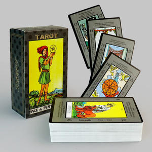 Cartas de <span class=keywords><strong>Tarot</strong></span> con Impresión Personalizada en Color Puro en Caja Premium para un Juego Completo de Cartas de <span class=keywords><strong>Tarot</strong></span> y Guía - Product Image 1