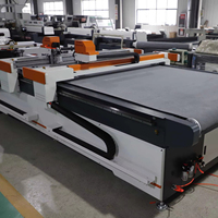 Machine de découpe CNC à double portique et double tête 1625, couteau oscillant vibrant pour cuir, PU, tissu, mousse