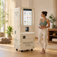 Distributeur automatique de boissons protéinées personnalisable avec surveillance à distance pour les chaînes de salles de sport, les salles de sport ou les centres de santé et de bien-être