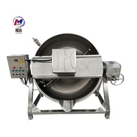 500 Liter Kookketel Met Stoommantel Fruitjam Mengmachine Voor Het Maken Van Voedsel Met Roerwerk Met Roerwerk