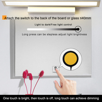 DC12V/24V ON/OFF IR capteur tactile caché sous le commutateur de capteur de mouvement de proximité en bois gradateur LED pour bois verre plastique acrylique