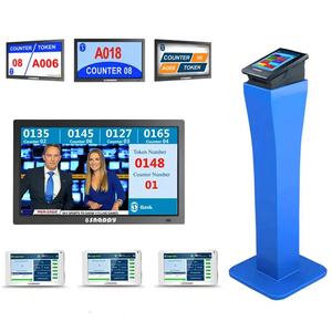 เครื่องจ่ายตั๋วขนาด 15.6 นิ้วเครื่องคิวคิวธนาคารเครื่องพิมพ์ QR แบบโต้ตอบหน้าจอสัมผัส - Product Image 3