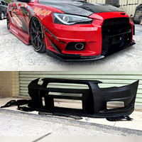 Parachoques Delantero Modificado GTR para Mitsubishi Lancer EVO, Parachoques Trasero V3, Faldones Laterales GTR V3, Faldones Laterales Wind Knife, Parachoques Delantero