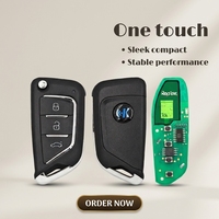 Clé de voiture universelle KEYDIY B21-3 série B à 3 boutons, télécommande ABS noire, garantie de 6 mois pour le programmateur KD900+ URG200