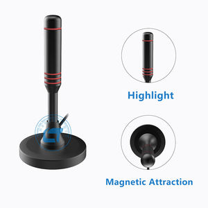 ANTUKO-antena de TV digital <span class=keywords><strong>AN</strong></span>-2004 para interior, adaptador magnético F, digital, 470-862MHz, 25dB - Product Image 4
