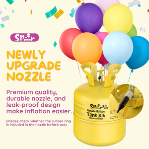 اسطوانة هيليوم سبوزر 22 لتر للمهرجانات معتمدة من CE، علبة هيليوم عالية الضغط للبيع - Product Image 5