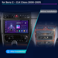 Junsun Autoradio Carplay Android Auto pour Mercedes Benz Classe C CLK Classe S203 W203 W209 A209 Lecteur DVD de voiture Autoradio Stéréo
