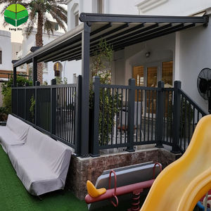 عريشة ألومنيوم كهربائية قابلة للطي مقاومة للماء <span class=keywords><strong>PVC</strong></span> للاستخدام الحديث للحدائق الخارجية - Product Image 2