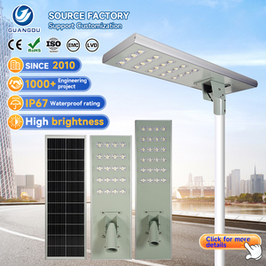 Lámpara Solar LED Integrada Todo en Uno de Alta Potencia para Iluminación Vial Exterior, Impermeable IP65, de Aluminio Fundido a Presión, 500w 800w - Product Image 1
