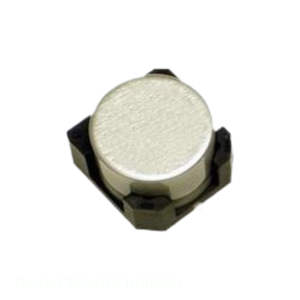 Distribuidor Autorizado, Condensador SMD de Superficie RAVMF331M1GFH0002U, 330 uF, 20%, 35 V, Aluminio - Product Image 1