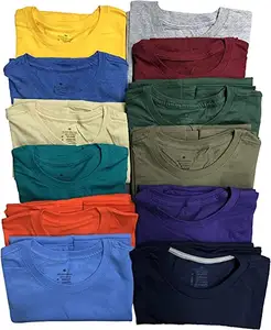 T-Shirt ample à col rond pour hommes, manches courtes, dégradé de couleur, Poker K imprimé, été Offre Spéciale