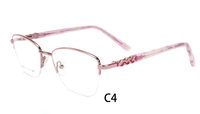 Nouvelles Lunettes Optiques Métalliques Durables pour Femmes, Design Tendance, Verres à Transition de Couleur, Haute Qualité