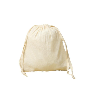 Pochette cosmétique en toile de coton couleur ivoire avec cordon de serrage, sac 100% coton, impression sérigraphique, emballage cadeau pour cartes de tarot - Product Image 6