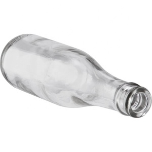 <strong>187ml</strong> Clear <strong>Champagne</strong> <strong>Bottle</strong>, Pry-Off Crown - Product Image 2
