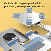 OEM Logo personnalisé Cadeau promotionnel Support de tablette en acier au carbone pivotant à 360 ° de haute qualité pour bureau