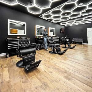 High Performance Barbershop Verlichting Led Lights Zeshoekige Honingraat Plafondverlichting Voor Kapper Station 15 Grid Systeem - Product Image 4