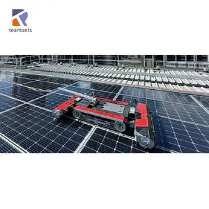 PV Solar Module Panel Cleaning Drone Automatic Equipment Machine Solar Panel Cleaning Brush Robot