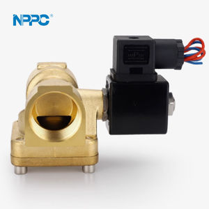 Válvula de Agua de Alta Presión de 2 Vías, Marca NPPC, 092100(NO)-AC220V, Tipo Piloto Neumático, Cuerpo de Válvula de Latón para Gas, Agua y Aceite - Product Image 1