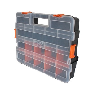 12 Pieces Portable Stackable Check Organizer Component Boxes Tool Case Plastic Screw Drill Storage Box 2 Years