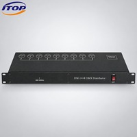 Amplificateur Répartiteur de Signal DMX512 HY-J18 pour Éclairage de Scène, Concerts et Événements