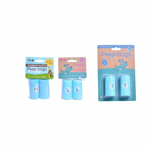 Sacchetti per Escrementi di Cane Biodegradabili Certificati GRS, Ecologici, Durevoli, di Lusso, Semplici, con Stampa Personalizzata a Cartoni Animati, Impermeabili, Marca Yaoming - Product Image 1