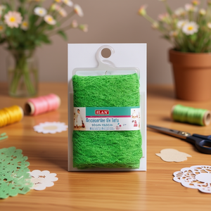 Tela de Encaje Ilan 100cmx150cm Verde, Material para Manualidades y Decoraciones - Product Image 3