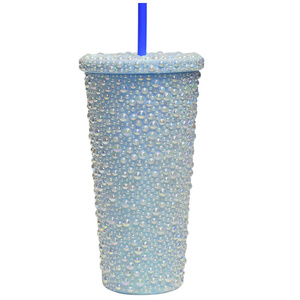 Vasos Brillantes al por Mayor de 16 oz, Botellas de Agua con Pedrería, Vasos de Plástico Reutilizables con Diamantes <span class=keywords><strong>para</strong></span> Mujeres, Niñas, Cumpleaños, Graduación, Maestras - Product Image 1